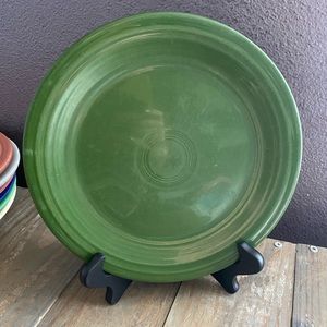Old vintage Fiestaware lunch plate
